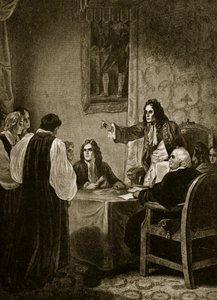 Die sieben Bischöfe vor dem Geheimen Rat von English School