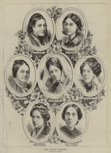 Die Sieben Schwestern (Gravur) von English School
