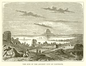 Der Ort der antiken Stadt Karthago von English School
