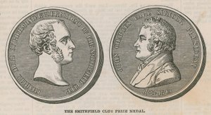 Die Smithfield Club Preis-Medaille von English School
