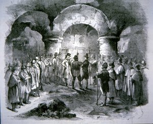 Die Gesellschaft der Vereinigten Iren schwört gegen die englische Herrschaft