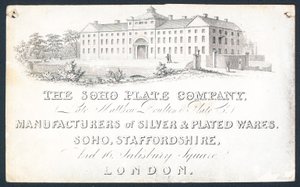 The Soho Plate Company, Visitenkarte