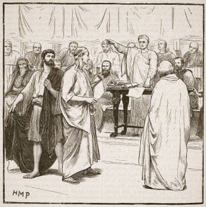 Die Sophisten aus Rom vertrieben