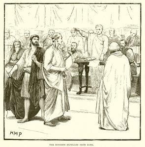 Die Sophisten aus Rom vertrieben von English School