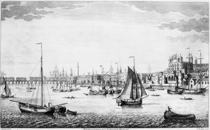 Die Südostansicht von London