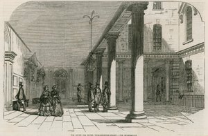 Das South Sea House, Threadneedle Street, London - Der Innenhof von English School