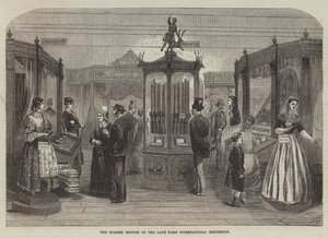 Der spanische Abschnitt der letzten Pariser Weltausstellung (Stich) von English School