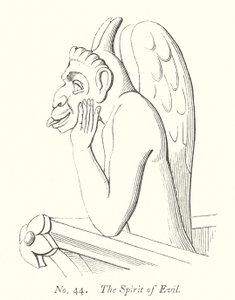 Der Geist des Bösen (Gravur) von English School