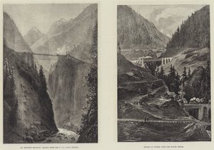 Der St. Gotthard Eisenbahntunnel von English School
