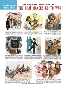 Die Geschichte des Kinos. Die Filmemacher ziehen in den Krieg
