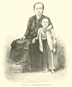 Die Sultanin von Jokkjokkarta und ihr Sohn von English School