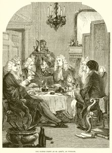 Das Abendessen bei St. Johns in Windsor von English School
