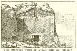Das vermeintliche Grab von Midas, König von Phrygien