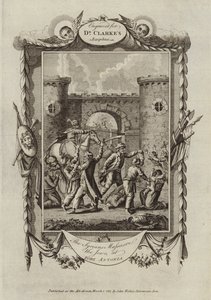 Die Syrer massakrieren die Juden in der Festung Antonia (Gravur) von English School