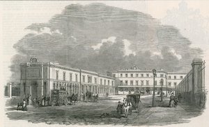 Das Terminal der neuen South-Eastern Railway an der London Bridge von English School