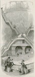 Der Thames-Tunnel von English School