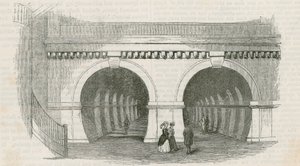 Der Thames-Tunnel von English School
