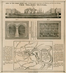 Der Thames-Tunnel von English School