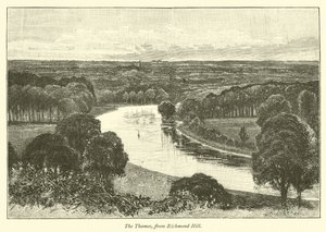 Die Themse von Richmond Hill von English School