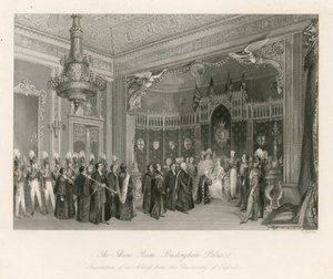 Der Thronsaal, Buckingham Palace von English School