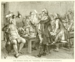 Der Tabaksklub oder Tabagie von Friedrich Wilhelm I.