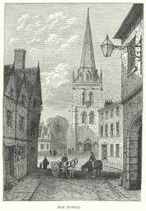 Der Turm (Gravur) von English School