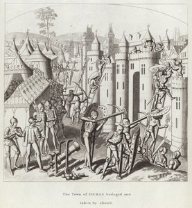 Die Stadt Duras belagert und im Sturm erobert von English School
