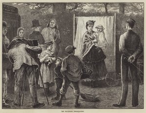 Der reisende Fotograf (Stich) von English School