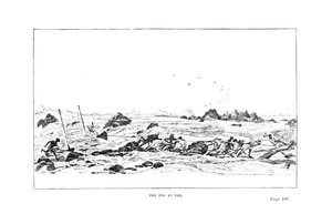 Der Schlepper bei Dal, aus The Campaign of the Cataracts von General William Francis Butler, veröffentlicht 1887