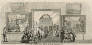 Die Turner- und Vernon-Räume im South Kensington Museum von English School