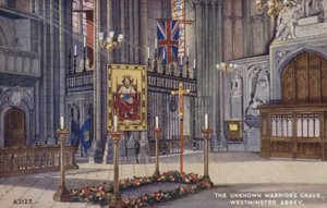 Das Grab des unbekannten Kriegers, Westminster Abbey von English School