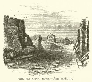 Die Via Appia, Rom, Apostelgeschichte, xxviii