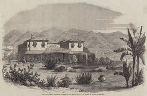 Die Vigia, Madeira, die Winterresidenz Ihrer Kaiserlichen Majestät der Kaiserin von Österreich (Stich) von English School
