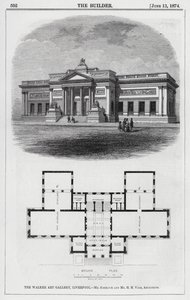 Die Walker Art Gallery, Liverpool von English School