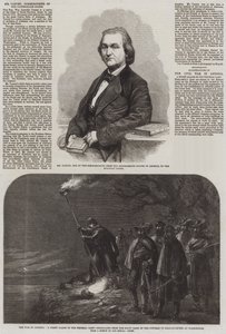 Der Krieg in Amerika (Stich) von English School