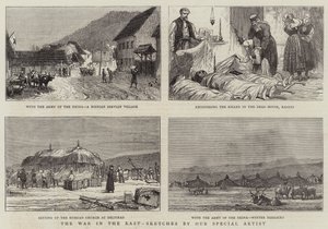 Der Krieg im Osten (Gravur) von English School