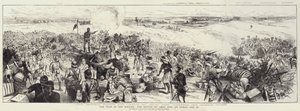 Der Krieg im Sudan, die Schlacht von Abou Kru oder Gubat