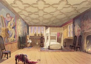 Das weiße Zimmer, Cotehele House, ca. 1830-40