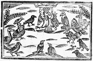 Die Waldchorsänger oder Die Harmonie der Vögel, eine Illustration aus 