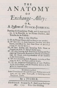 Die Anatomie der Exchange Alley