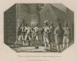 Die Verhaftung von Guy Fawkes durch Sir Thomas Knevet und seine Begleiter von English School