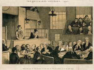 Die Bar des Old Bailey