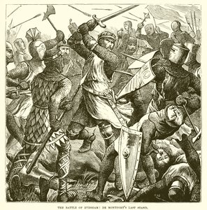 Die Schlacht von Evesham: De Montforts letzter Widerstand von English School