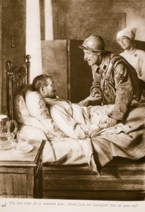 Das beste Tonikum für einen verwundeten Soldaten: Nachricht vom Schlachtfeld, dass alles gut läuft, 1914-19