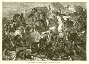 Der Bischof von Regensburg in der Schlacht bei Augsburg von English School