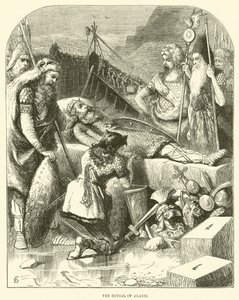 Das Begräbnis von Alarich von English School