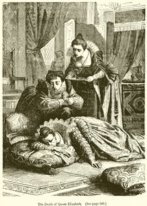 Der Tod von Königin Elizabeth von English School