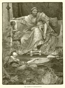 Der Tod des Sardanapalus von English School