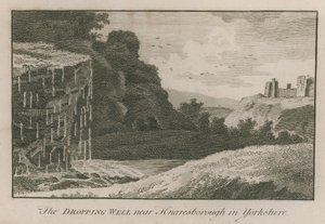 Der tropfende Brunnen bei Knaresborough in Yorkshire von English School
