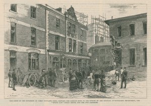 Die Dynamitanschläge im West End von London von English School